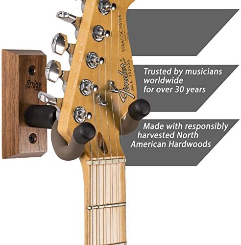 Струнни Люлка CC01K-BW Гитарная Закачалка и Китара Монтиране на Стена Титуляр за Акустични и електрически китари