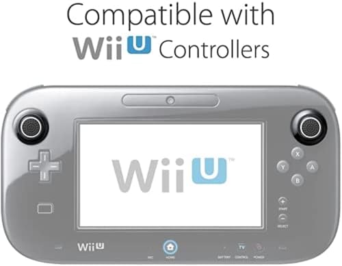 Силиконови дръжки за палеца, черни / бели, Съвместими с джойстика Xbox, Playstation, Wii - Комплект от 6