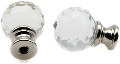 Накрайници за Лампи и Кристален тип, OZXNO 2 БР Прозрачна Граненая Химикалка Дръжка от Кристал за Закрепване