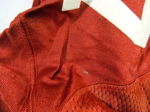 2011 San Francisco 49ers Майк Юпати #77, Използван в играта Червена Риза 48 DP45428 - Използваните в играта тениски NFL без подпис