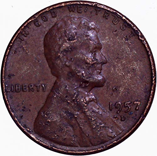 Панаир 1957 г. D Lincoln Wheat Cent 1C