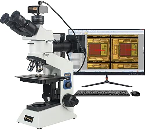 Електронен желязо и стомана микроскоп KOPPACE 192X-1920X, 5 Милиона Пиксела, Камера USB2.0, Светодиодна система
