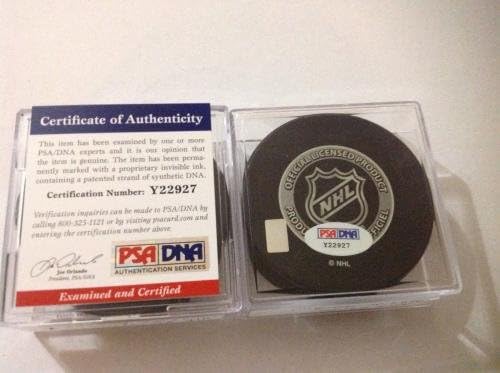 Кърк Мюлер е подписал шайбата 92-93 Купа Стенли Канадиенс PSA ДНК COA С автограф a - за Миене на НХЛ с автограф