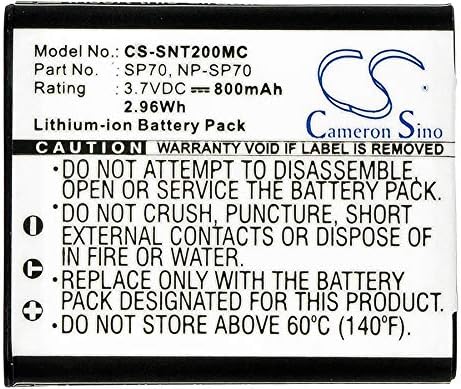 Cameron Sino Нов Взаимозаменяеми батерията с капацитет от 800 mah за Sony Bloggie Duo, Bloggie MHS-FS2, Bloggie