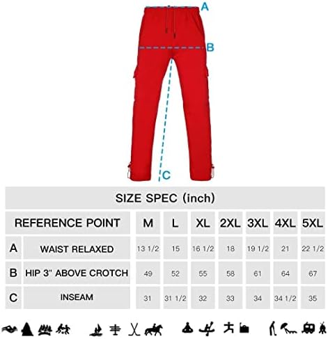 Мъжки Флисовые Спортни Панталони-Карго с Множество джобове, Свободни Ежедневни M-5XL, Високи и с Голям Размер