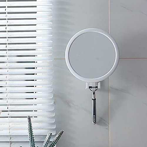 MIAOHY Регулируемо Огледало за Баня, Стенен тип, Самоклеящееся Тоалетен огледало с вендузата, Складное Огледало за бръснене (Цвят: A, размер: One Size)