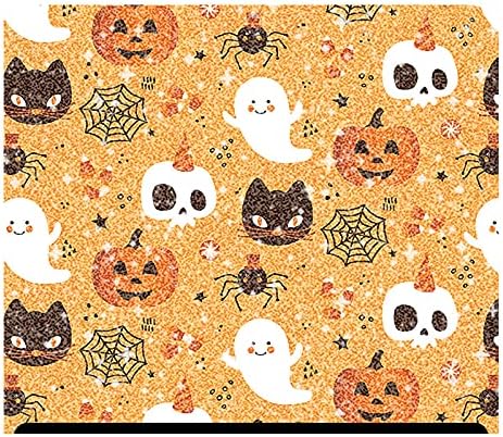 Хелоуин patterned вертикалното Glitter HTV (13.33 x 36) - Хелоуин, Неон
