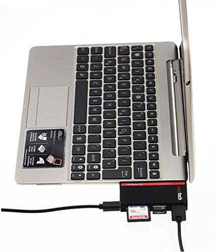 Navitech 2 в 1 Лаптоп /Таблет USB 3.0/2.0 на Адаптер-hub /Вход Micro USB устройство за четене на карти SD/Micro SD, Съвместими