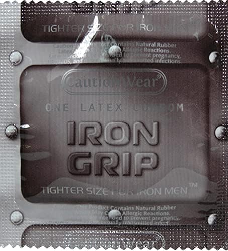 Внимателно, Латексный презерватив Iron Grip Плътно прилепнала към тялото (200)