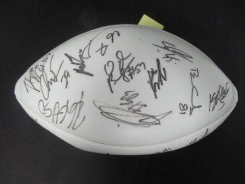 2000 Отбор в шампионската Суперкупата на Балтимор Рейвънс Подписа Wilson NFL Football PSA DNA - Футболни топки С
