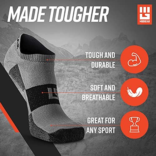 Чорапи MudGear Premium без дисплей - Дамски и Мъжки - За бягане, Трейла, фитнес, Спорт - 2 опаковки