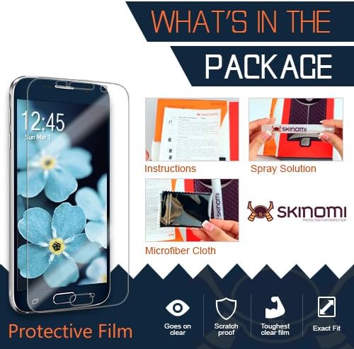 Защитно фолио Skinomi, Съвместима с Sony Xperia C4 Clear TechSkin TPU Anti-Bubble HD Film