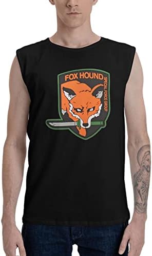 DPFHL Foxhound Група на специалните сили Върховете На Бретелях Мъжки Мускулна Тениска Без Ръкави