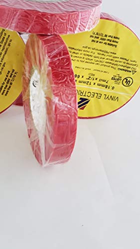 Тиксо ALLTAPESDEPOT 1/2 x 66' в опаковка от 1 рулону, ЧЕРВЕН Огнеустойчиви