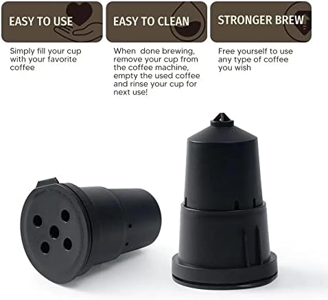 За многократна употреба k cups 3 Опаковки за Еднократно кафе Шушулки от Неръждаема Стомана за многократна употреба на