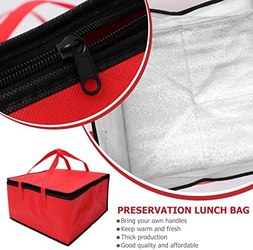 Случайна чанта за доставка на храна: Чанта за доставка на пица от алуминиево фолио, Множество Согревающая чанта за Bento, Чанта за транспортиране в ресторант, кетърин?