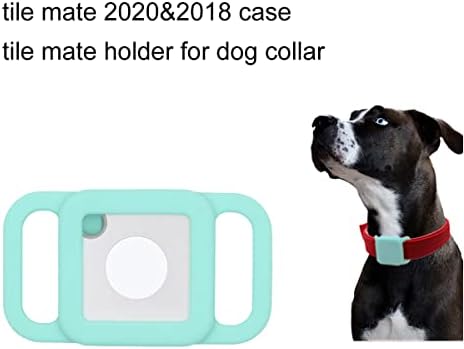 Силиконов калъф Claiol за Tile Mate (2020 г. и 2018 г.), на Професионални калъф Tile Капитана за яката за кучета Callor. (Черен)