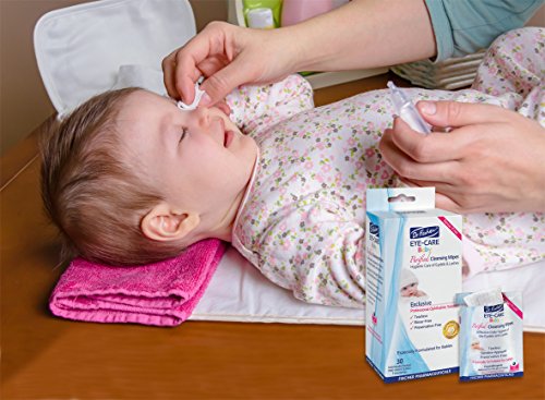 Пречистени, Не се дразни, алергични и чувствителни Бебешки кърпички за очи от Dr. Fischer – Предварително навлажнени, не смываемые и препоръчани от педиатър (Двойна опа?