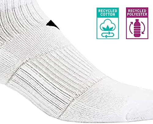 Arvin Goods Всесезонни Мъжки и Дамски чорапи, изработени от рециклиран памук с подплата, Трайни Спортни Къси чорапи S/M 5-9, M / L 9-12