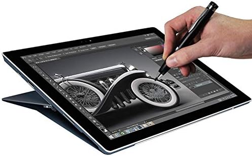 Активен цифров Стилус Broonel Silver Mini Fine Point, Съвместим с 15.6-инчов Chromebook Lenovo Yoga
