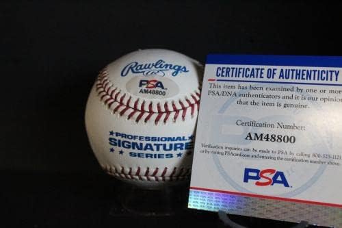 Бейзболен автограф с автограф на Барни Шулце (световен шампион 1964 г.) Auto PSA/DNA AM48800 - Бейзболни топки
