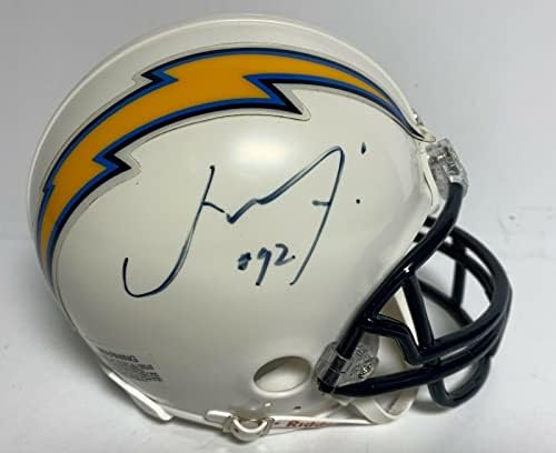 Вон Мартин подписа мини-Каска за начинаещи PSA в Лос Анджелис Чарджерс Graph R59325 - Мини-Каски NFL с автограф