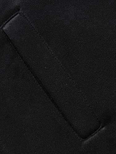 Якета OSHHO за жени и мъже с принтом Мультяшного лица, в два цвята училищна яке в ивицата без качулки (Цвят: черно-бял, Размер: