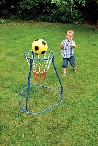 Баскетболно поставка TickIT - Водоустойчив, стоманена рамка - Учете децата си да хвърлят топки под всякакъв ъгъл - за деца