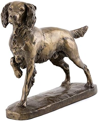 Най-добрите са подбрани Статуетка на куче, на английски Springer-шпаньол - Ръчно Рисувани Кучешки Скулптури