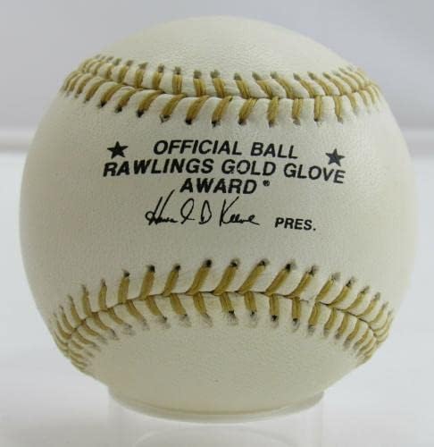 Пол Блеър Подписа Автограф Rawlings Gold Ръкавица Baseball B95 I - Бейзболни Топки с Автограф
