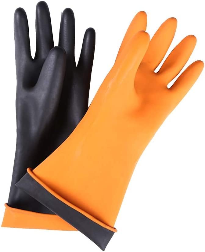 Ръкавици от Латекс, Химически Устойчиви размер 18 XL, Многократна употреба Заредете Дълги Гумени Ръкавици, Ръкавици за