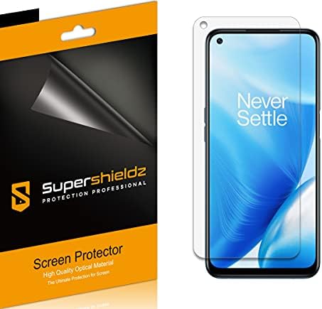 (6 опаковки) Supershieldz, предназначени за OnePlus Nord N200 5G [Не е подходящ за Nord N20 5G] Защитно фолио за екрана, прозрачен