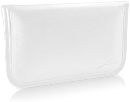 Калъф BoxWave за Huawei nova 4e (Case by BoxWave) - Луксозни Кожена чанта-месинджър, Дизайн своята практика-плик от изкуствена