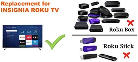 Универсално дистанционно управление е съвместим с всички телевизори Insignia Roku