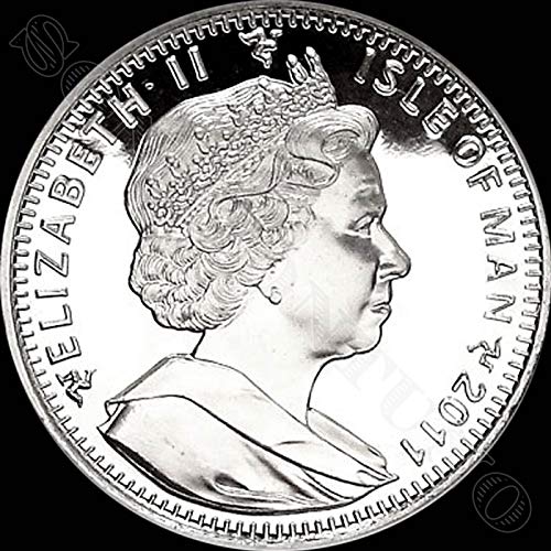 ТУРСКА АНГОРСКАЯ КОТКА 2011 г. - Необращенная Медно- Никелова монета в купюри от 1 Короната - Остров Ман