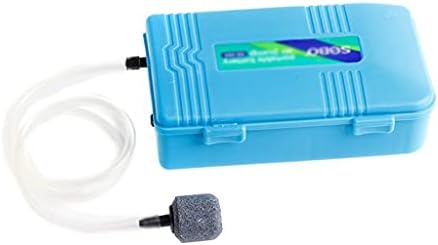 UXZDX Преносим помпа за насищане с кислород на аквариум с рибки, работещи на батерии, резервен кислороден помпа