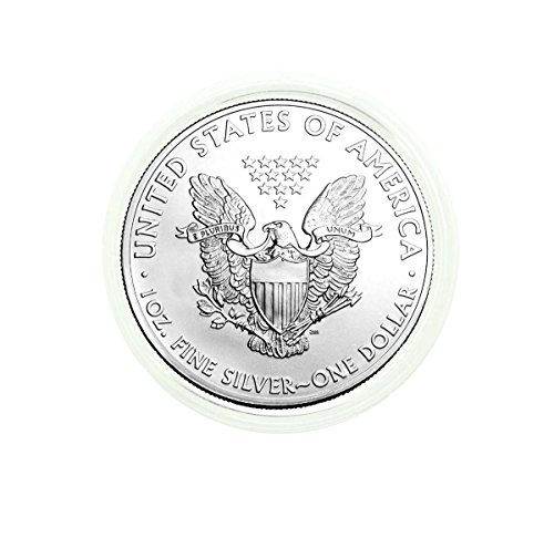 Американски сребърен орел 2021 година. Сребро 999 проба директно намаляване на Air Tite с нашия сертификат за автентичност Долар, не циркулиращата в монетния двор на САЩ