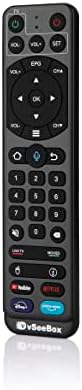 2023 vSeeBox V2 Pro Android TV Box с гласови дистанционно управление, допълнителни мини-клавиатура с подсветка
