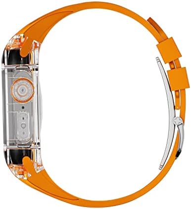 TWRQA Луксозен Прозрачен Калъф за Apple Watch Ultra 49 мм министерството на отбраната Kit Фторопластовый Спортен