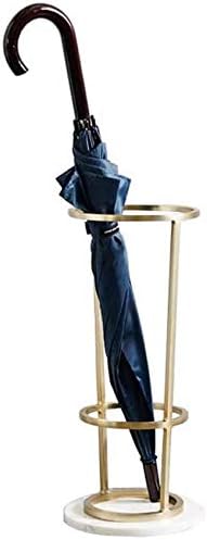 Стойка за чадъри ZESUS свободно стояща Метална Висока Простор за Чадъри с Вырезанным Писмото дизайн /Злато