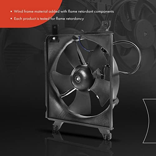 Вентилатор за охлаждане на кондензатора A-Premium е съвместим с Mazda Miata 1999 2000 2001 2002 2003 2004 2005 1.8 Л,