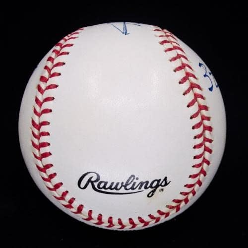 Невероятен Уили Мейс за 660 часа 3283 Мнения С Автограф на Бейзболна лига 542/660 JSA LOA - Бейзболни топки с автографи
