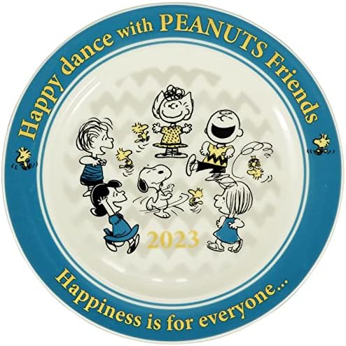 Чиния Peanuts 2023 Years, на Около 7,9 инча (20 см), Произведено в Япония