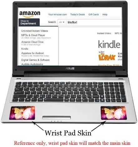 Meffort Inc 17 17,3-инчов Лаптоп, стикер на корицата за вашия лаптоп, художествена стикер (комплект 2 лигавицата на китката)