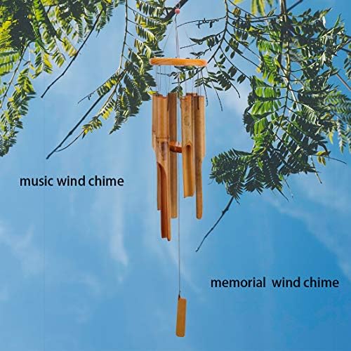 Първите Дървени Вятърни свирки на открито, Бамбукови Вятърни свирки, с невероятно дълбок тон за дома, в градината във вътрешния