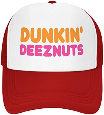 Шапка Dunkin Deez Nuts - Смешни Шапки За шофьори на камиони за Партита - Реколта Новост, Луда бейзболна шапка възстановяване на предишното положение В Ретро стил