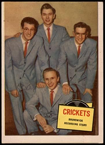 1957 Topps 51 The Crickets (пощенска Картичка) ДОБЪР