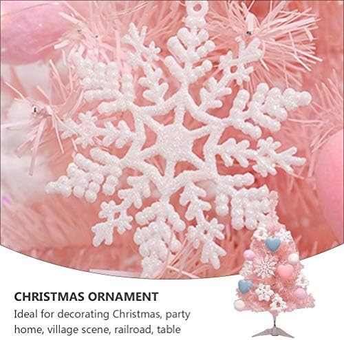 Abaodam 60 см Начало Декор за Коледно Набор от Розово дърво коледна Украса Без Батерии се Използва за Празнуване на Коледа
