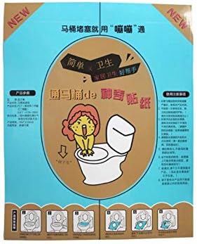QINXI 1 БР. Стикер на Буталото за тоалетна с по-високо налягане, принципът на действие на Мръсни багер, Ясен, Прост и