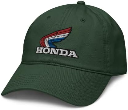 Бейзболна шапка с регулируем логото на Honda Red, White & Blue Retro Wing с червено, бяло и синьо с логото на Honda